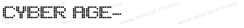Cyber Age字体转换